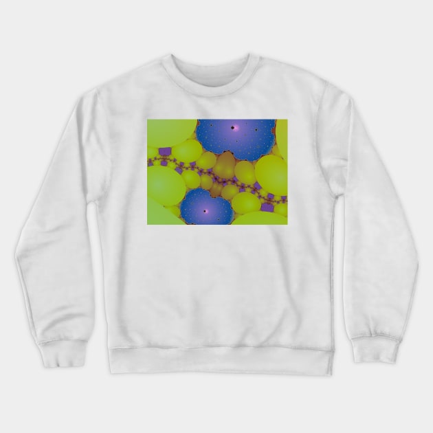 Mellow Yellows and Beautiful Blues Crewneck Sweatshirt by barrowda